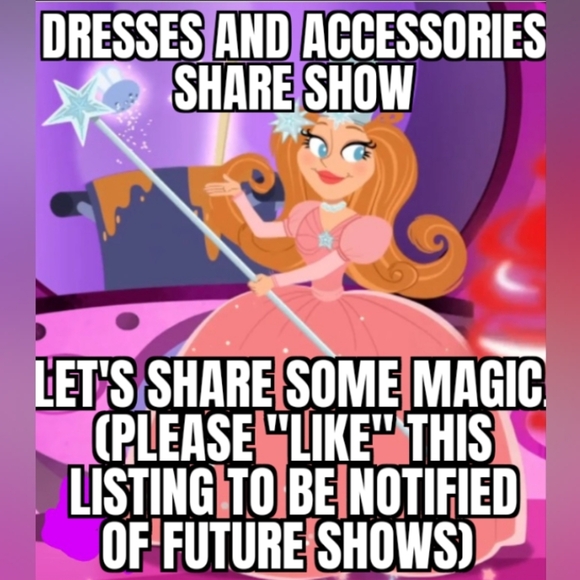 DRESSES AND ACCESSORIES SHARE SHOW - Picture 1 of 1